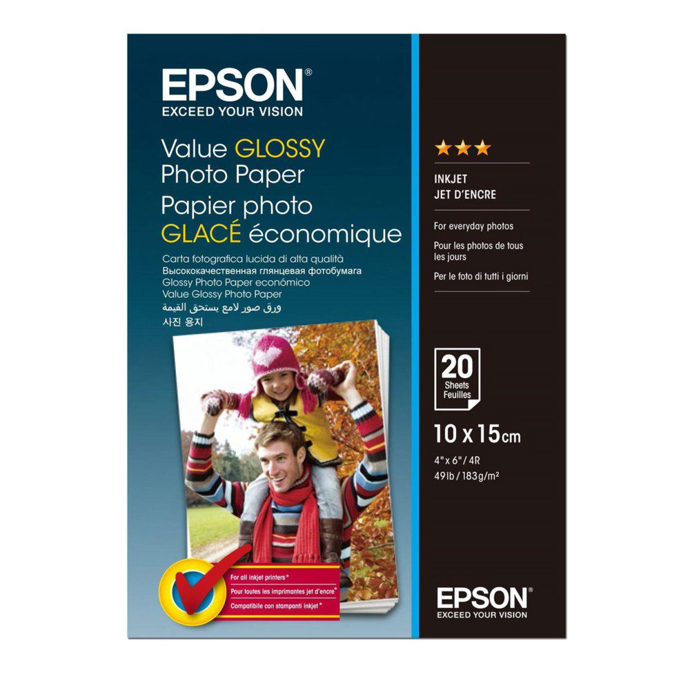 Бумага Epson A6 C13S400039 100 листов глянцевая