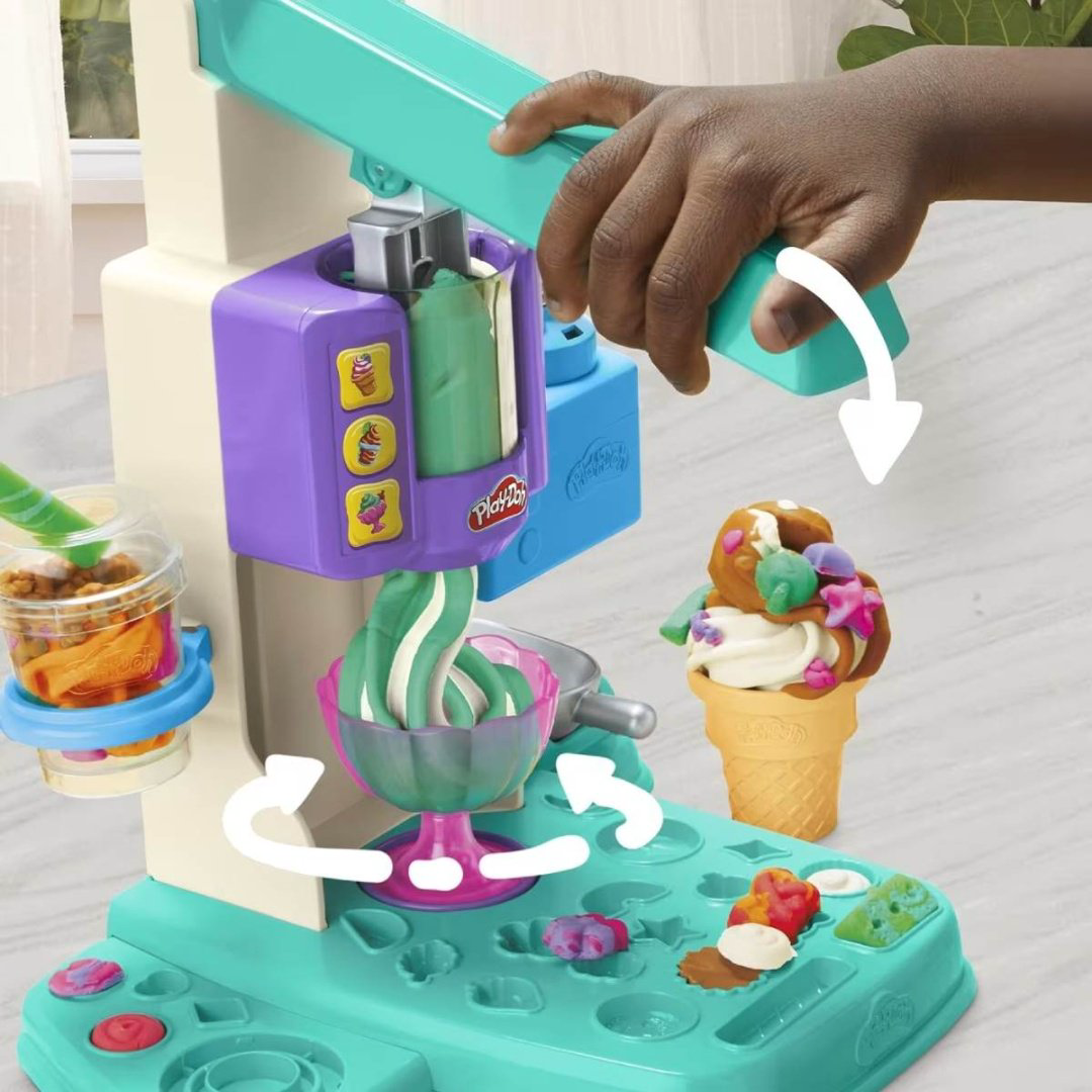 Масса для лепки Play-Doh Разноцветное мороженое количество цветов: 5 шт купить,NaN