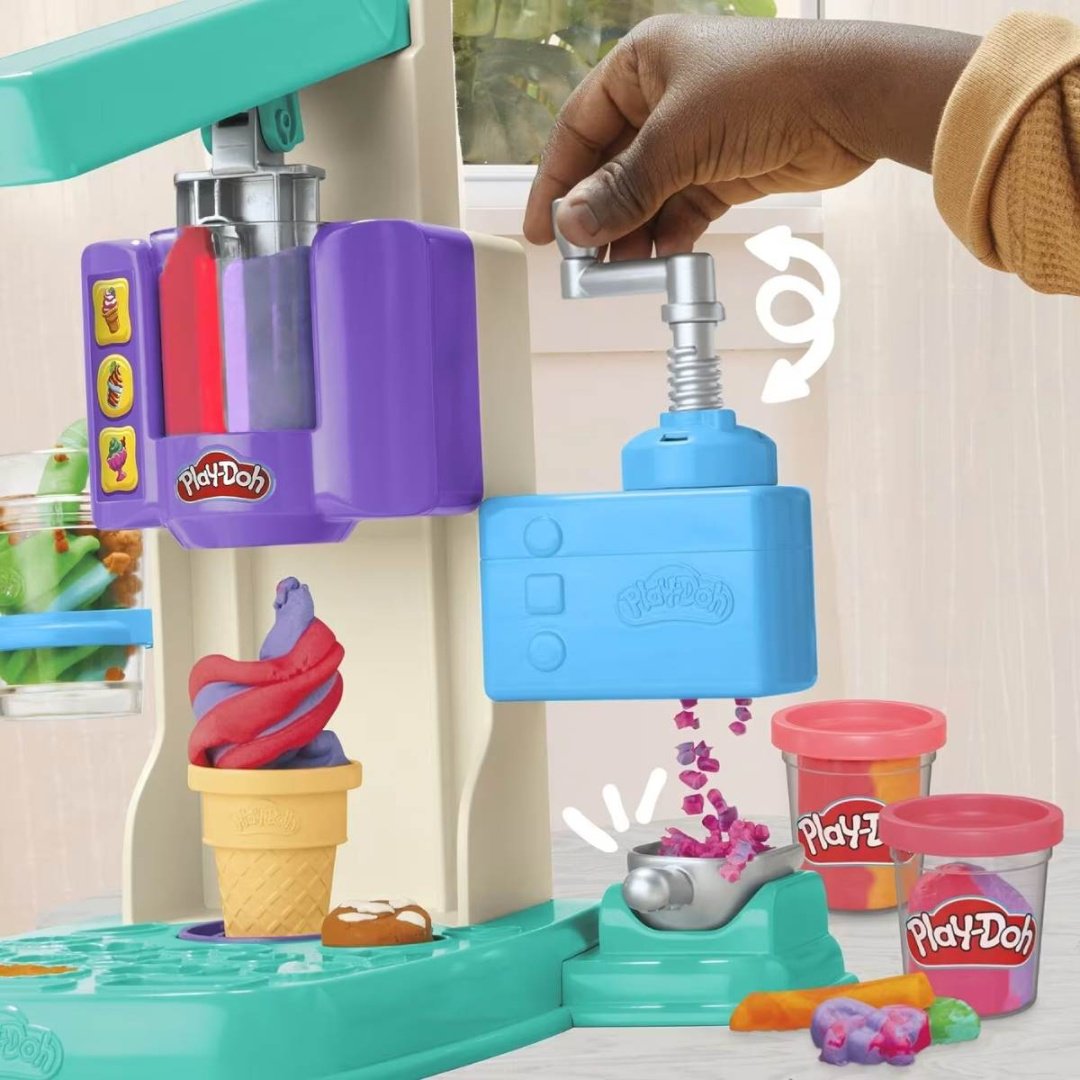 Масса для лепки Play-Doh Разноцветное мороженое количество цветов: 5 шт купить,NaN