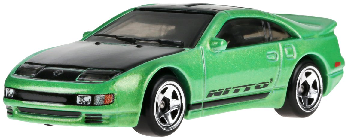Машина Hot Wheels Коллекционная машинка 90S Street Scene Series - Nissan 300Zx Twin Turbo зеленый купить,NaN