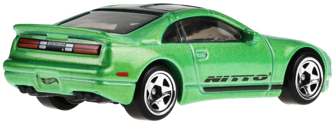 Машина Hot Wheels Коллекционная машинка 90S Street Scene Series - Nissan 300Zx Twin Turbo зеленый купить,NaN