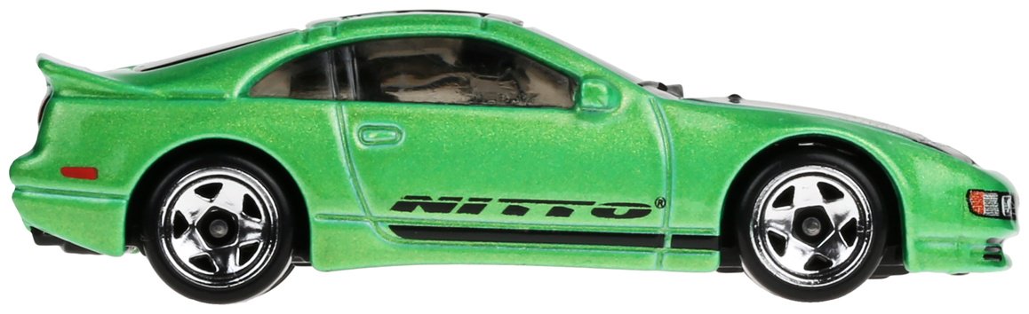 Машина Hot Wheels Коллекционная машинка 90S Street Scene Series - Nissan 300Zx Twin Turbo зеленый купить,NaN