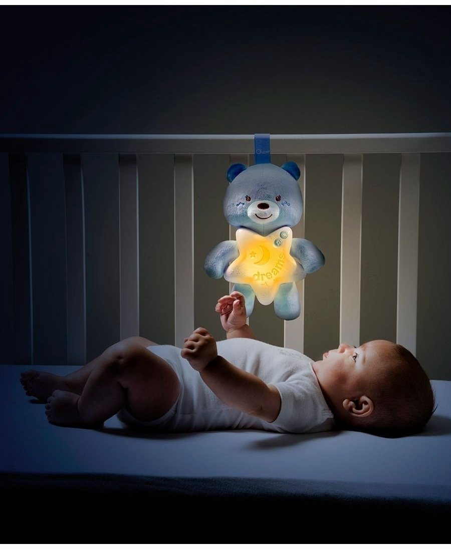 Chicco ночник Медвежонок 9156200000, ткань купить,NaN