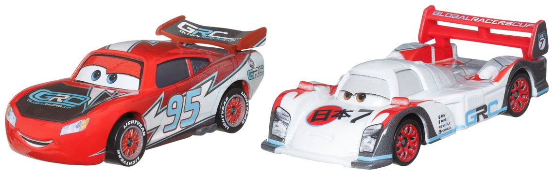 Легковая Cars Lightning Mcqueen &amp; Shu Todoroki белый, красный купить,NaN