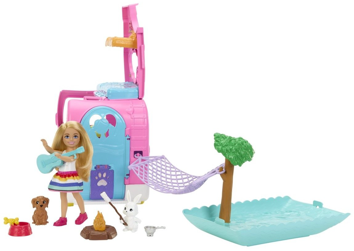 Набор Family.&nbsp;Игровой набор Кэмпер Челси Barbie HNH900