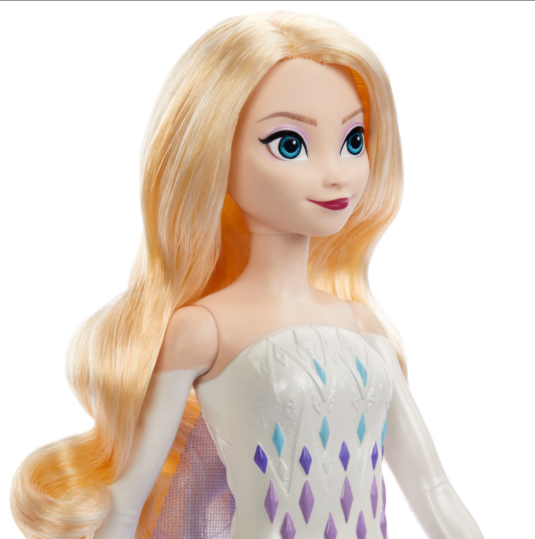 Кукла-модель Disney Эльза с Олафом лепят снежки 29 см купить,0