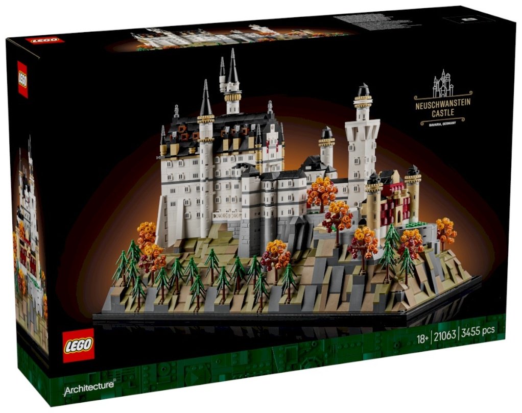 Конструктор LEGO Замок Нойшванштайн, деталей 3455 шт