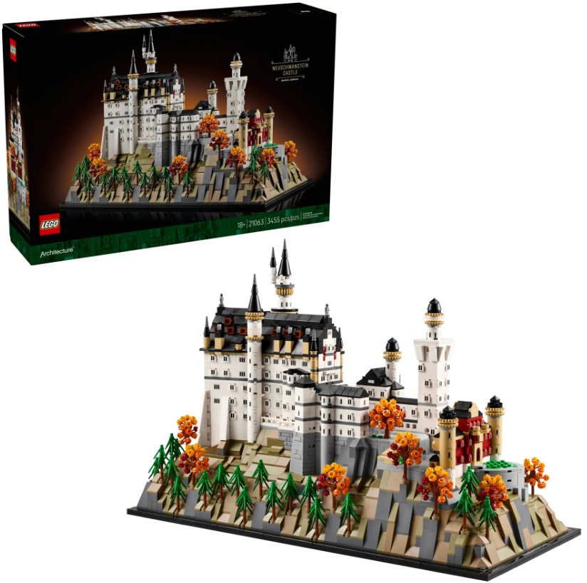 Конструктор LEGO Замок Нойшванштайн, деталей 3455 шт - ForteMarket Конструктор LEGO Замок Нойшванштайн, деталей 3455 шт купить,0