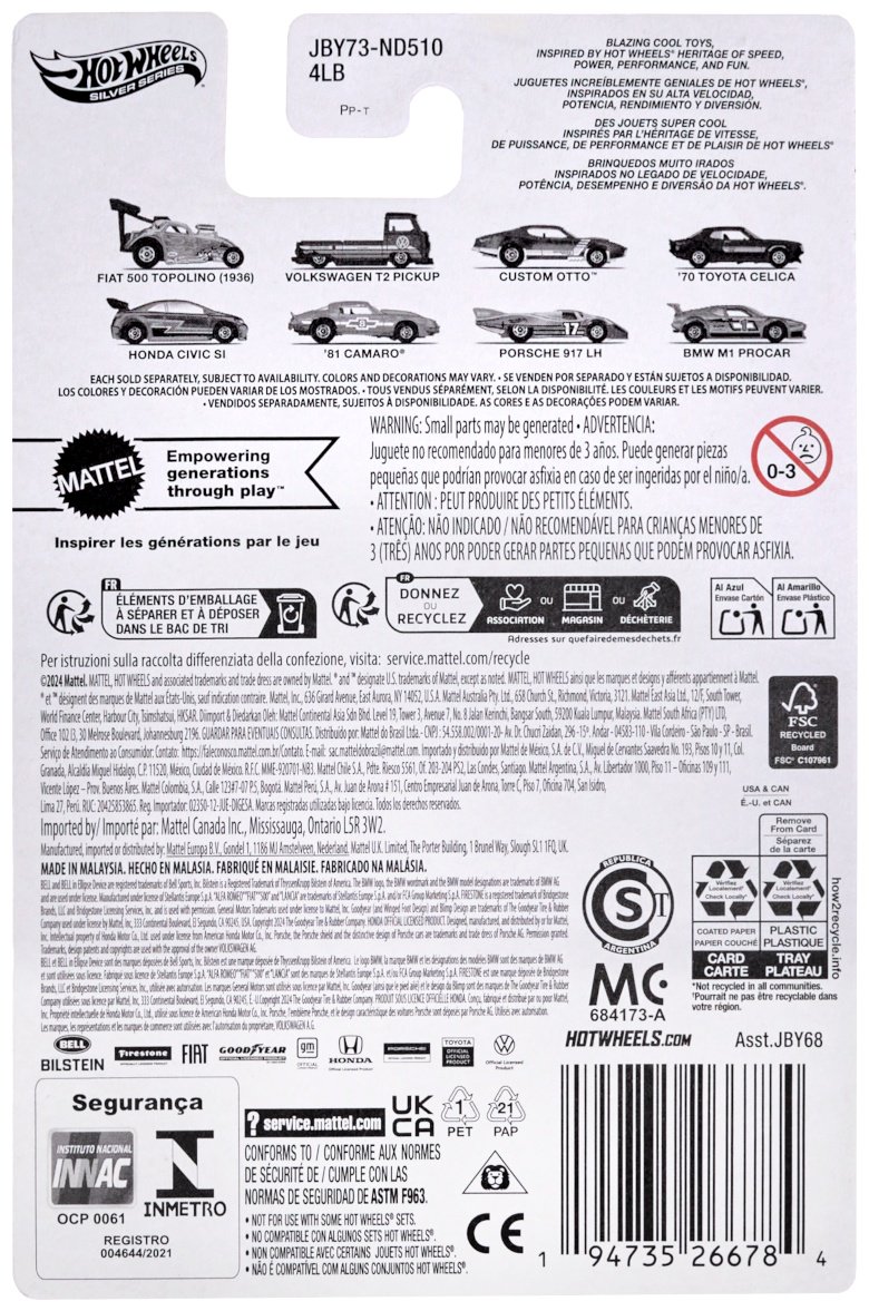 Легковая Hot Wheels Honda Civic Si мультиколор купить,NaN