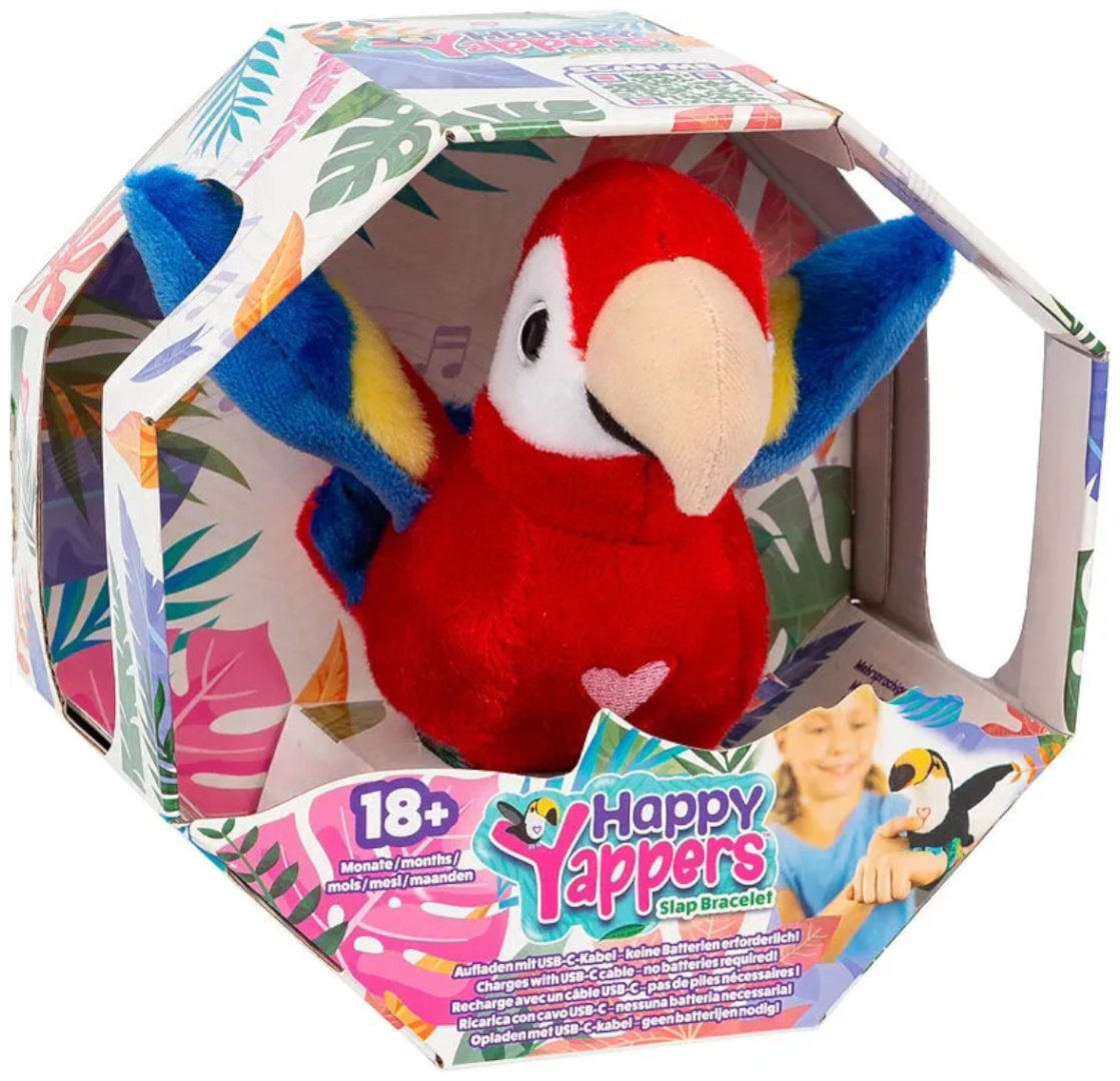 Интерактивная игрушка Happy Yappers Красный Попугай купить,NaN