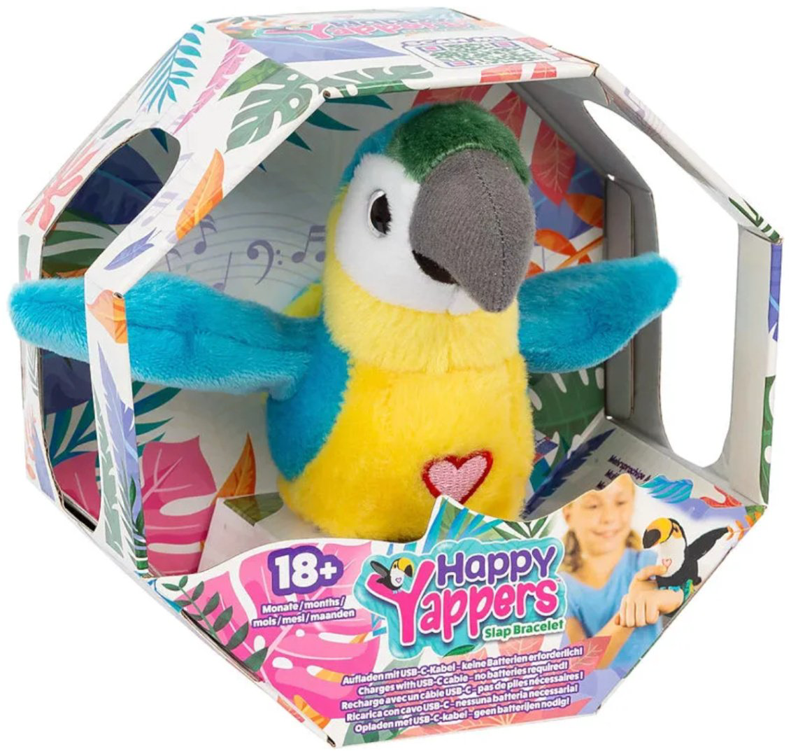 Интерактивная игрушка Happy Yappers Синий Попугай купить,NaN