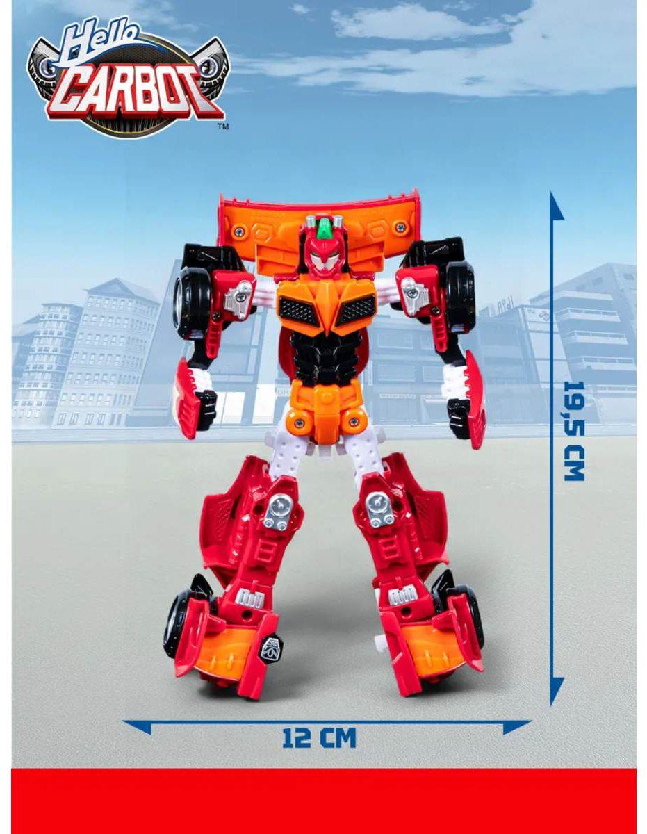 Трансформер Carbot Карбот Auto Sonic S5 Hello Carbot 66038, высота 20 см купить,NaN