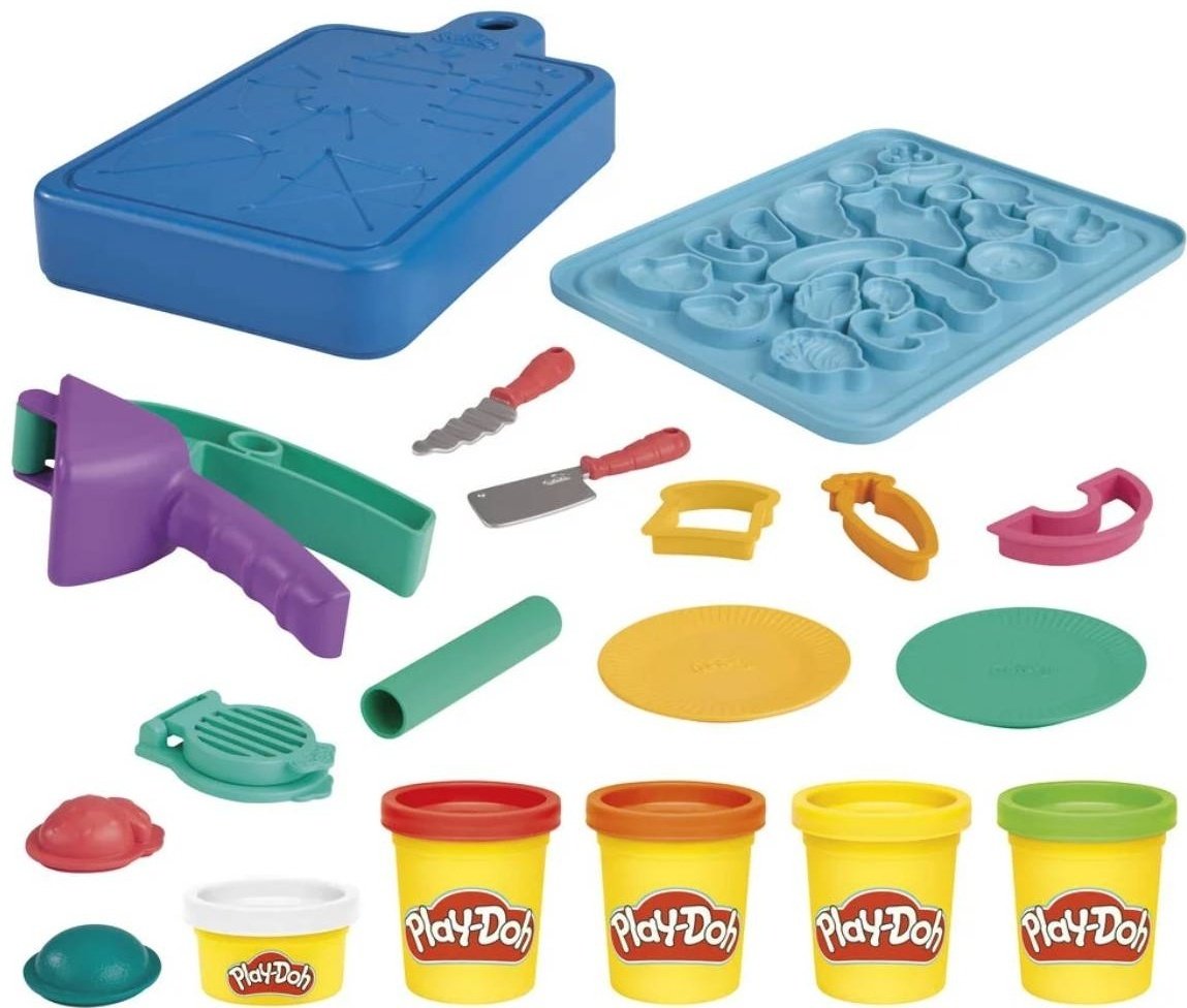 Play-Doh Маленький Шеф-повар F69045L0 тесто для лепки количество цветов: 5 шт купить,NaN