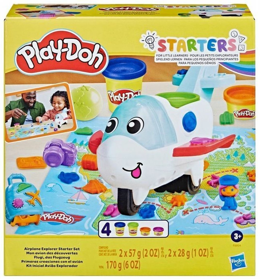 Play-Doh Аэроплан масса для лепки количество цветов: 4 шт