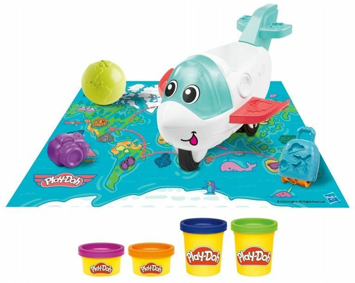 Play-Doh Аэроплан масса для лепки количество цветов: 4 шт - ForteMarket Play-Doh Аэроплан масса для лепки количество цветов: 4 шт купить,0