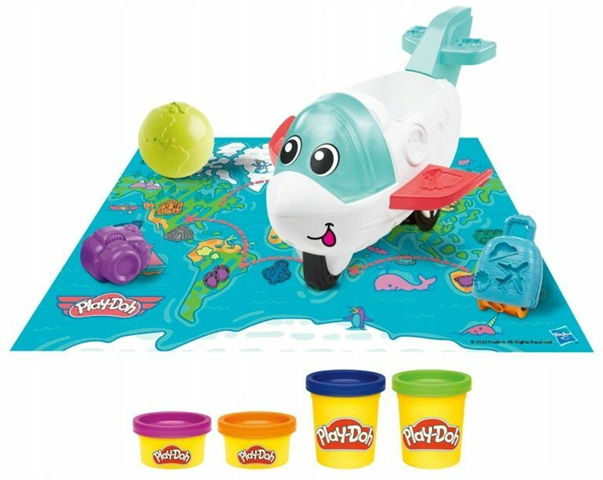 Play-Doh Аэроплан масса для лепки количество цветов: 4 шт купить,NaN