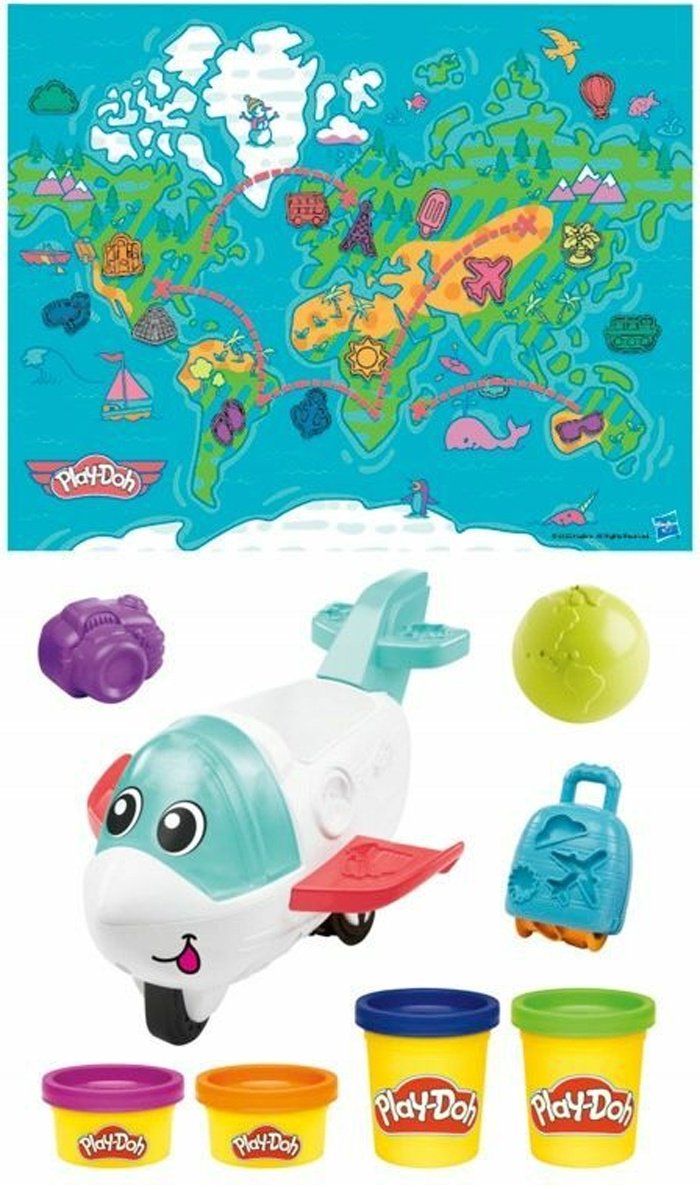 Play-Doh Аэроплан масса для лепки количество цветов: 4 шт - ForteMarket Play-Doh Аэроплан масса для лепки количество цветов: 4 шт купить,0