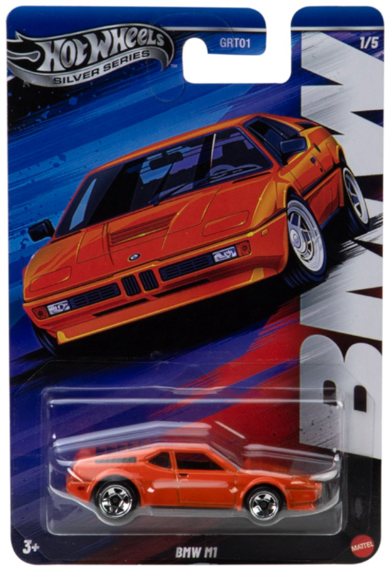 Легковая Hot Wheels Basic. Celebrations - BMW M1 оранжевый купить,NaN
