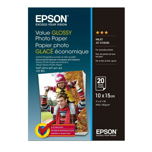 Бумага Epson A6 C13S400039 100 листов глянцевая