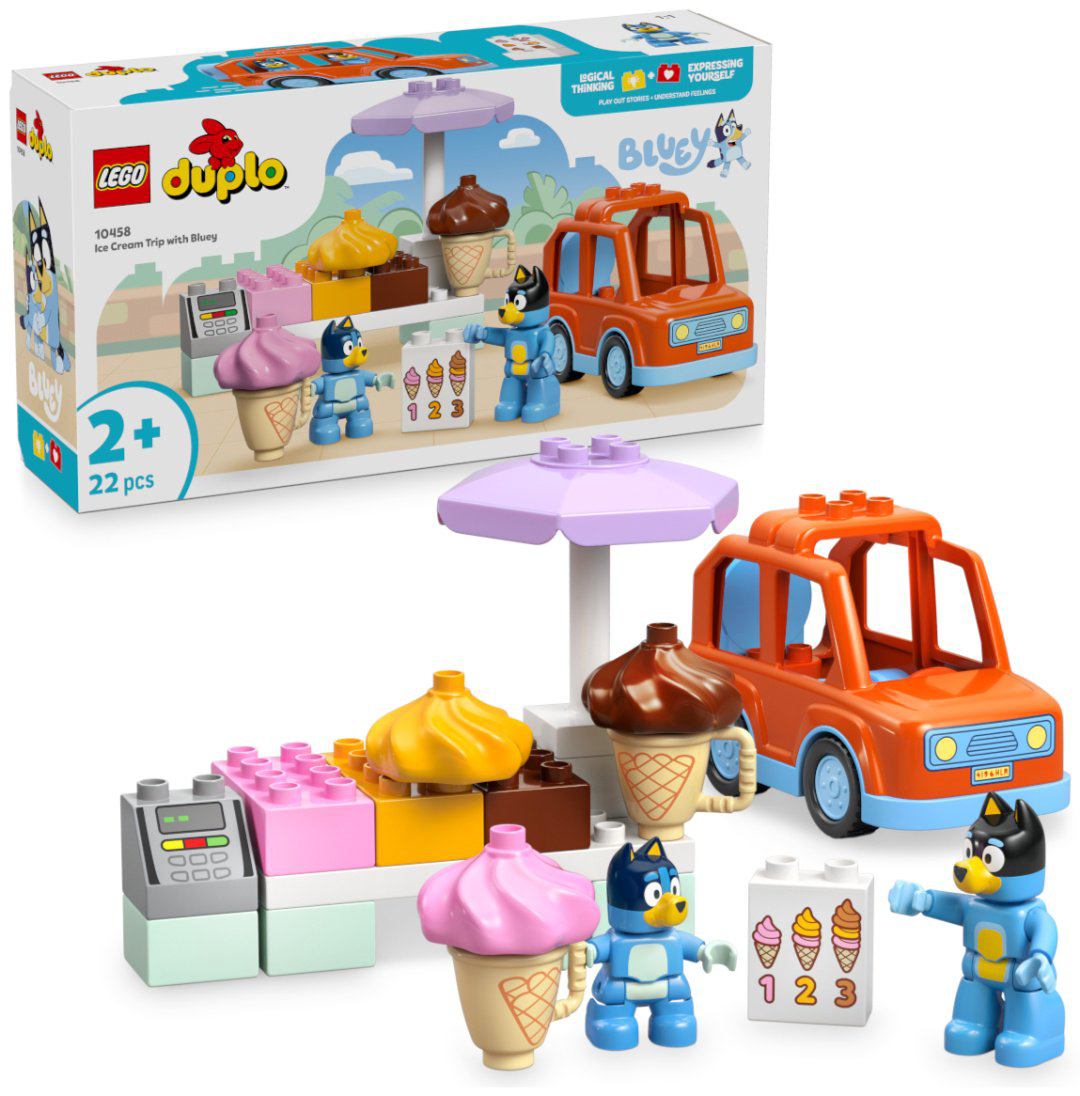 Конструктор LEGO Путешествие за мороженым с Bluey DUPLO, деталей 22 шт купить,NaN
