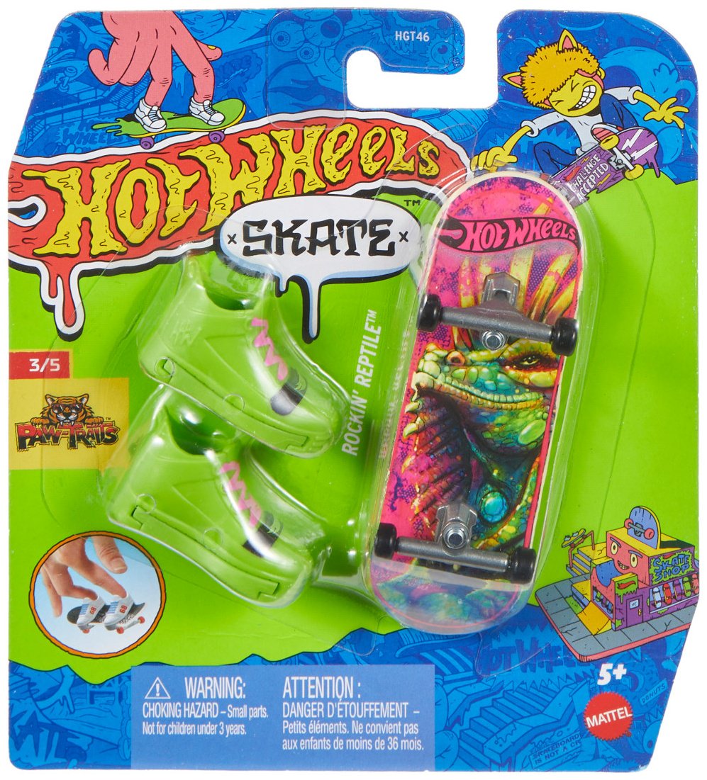 Фингерборд Hot Wheels JCF33 зеленый