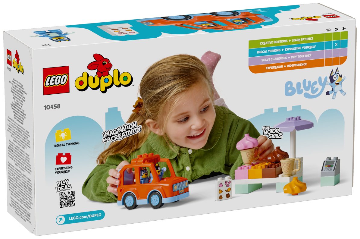 Конструктор LEGO Путешествие за мороженым с Bluey DUPLO, деталей 22 шт