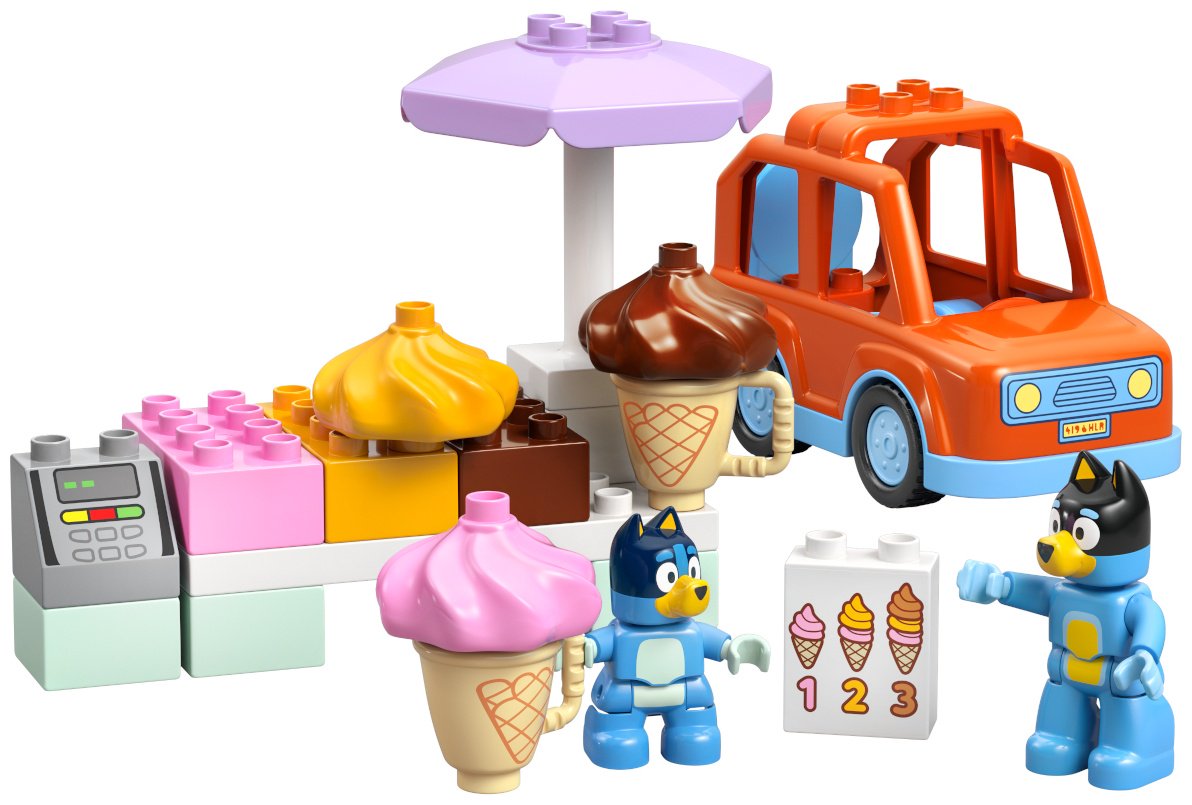 Конструктор LEGO Путешествие за мороженым с Bluey DUPLO, деталей 22 шт