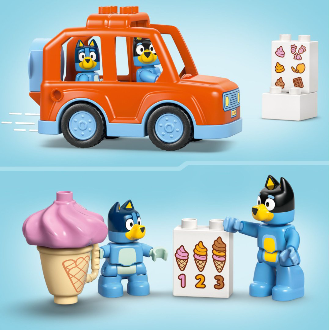 Конструктор LEGO Путешествие за мороженым с Bluey DUPLO, деталей 22 шт купить,NaN