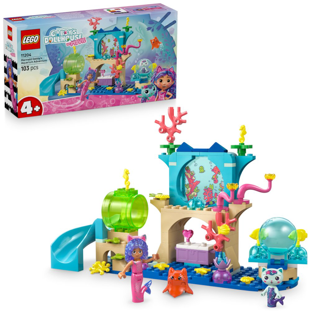 Конструктор LEGO Приключения русалочки Гэбби в аквариуме Gabby's Dollhouse, деталей 103 шт купить,NaN