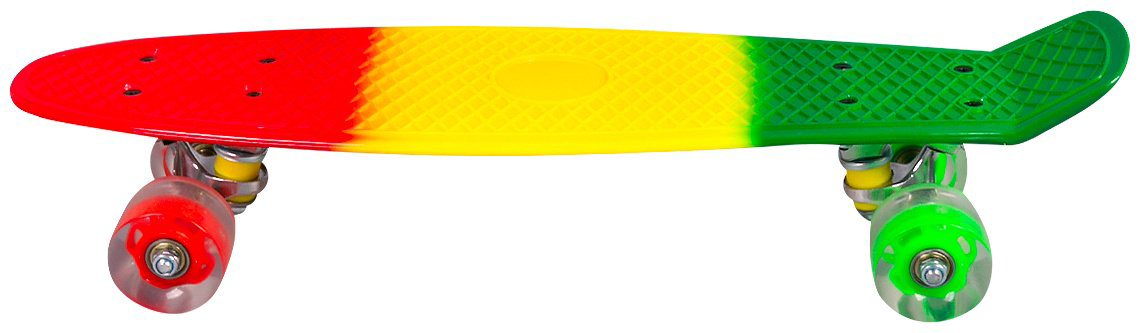 Скейтборд YIWU sport H1902-3/3 мультиколор 21.8 дюйм купить,NaN