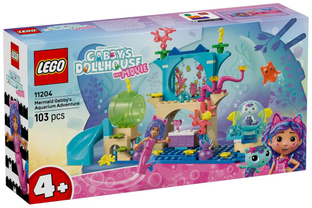 Конструктор LEGO Приключения русалочки Гэбби в аквариуме Gabby's Dollhouse, деталей 103 шт купить,NaN