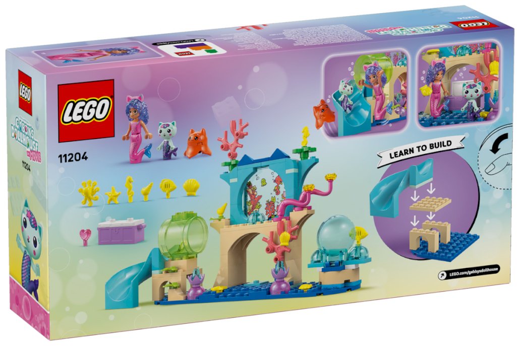 Конструктор LEGO Приключения русалочки Гэбби в аквариуме Gabby's Dollhouse, деталей 103 шт - ForteMarket Конструктор LEGO Приключения русалочки Гэбби в аквариуме Gabby's Dollhouse, деталей 103 шт купить,0