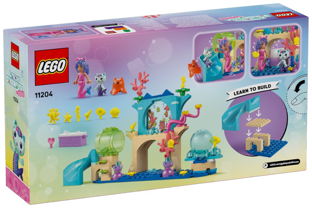 Конструктор LEGO Приключения русалочки Гэбби в аквариуме Gabby's Dollhouse, деталей 103 шт купить,NaN