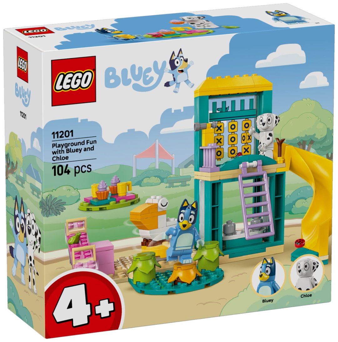 Конструктор LEGO Веселье на детской площадке с Блюи и Хлоей Bluey, деталей 104 шт купить,NaN