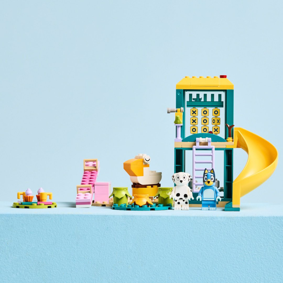 Конструктор LEGO Веселье на детской площадке с Блюи и Хлоей Bluey, деталей 104 шт купить,NaN