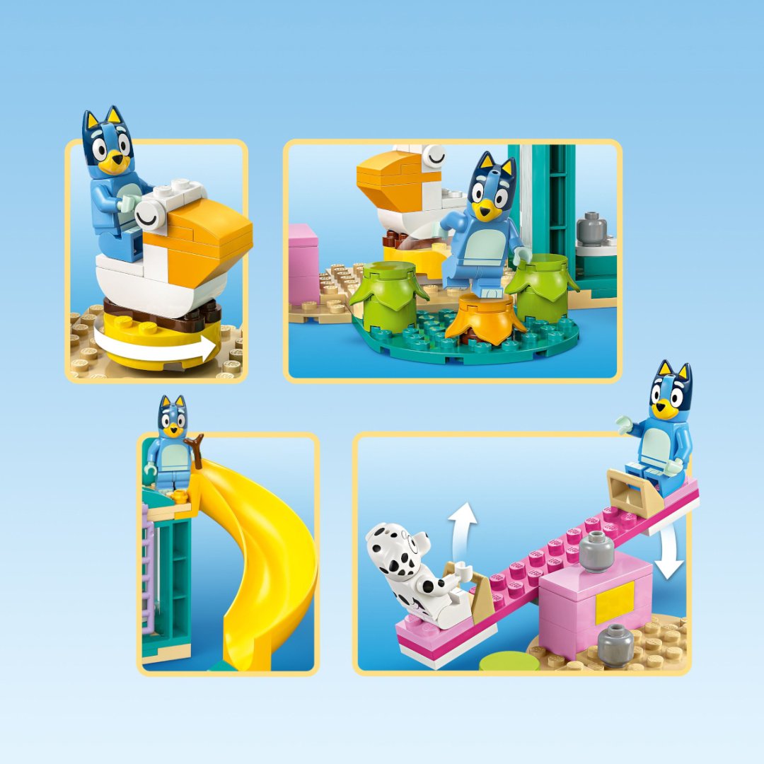 Конструктор LEGO Веселье на детской площадке с Блюи и Хлоей Bluey, деталей 104 шт купить,NaN
