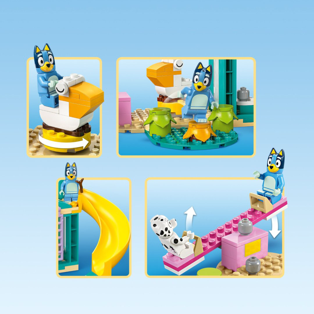 Конструктор LEGO Веселье на детской площадке с Блюи и Хлоей Bluey, деталей 104 шт купить,NaN