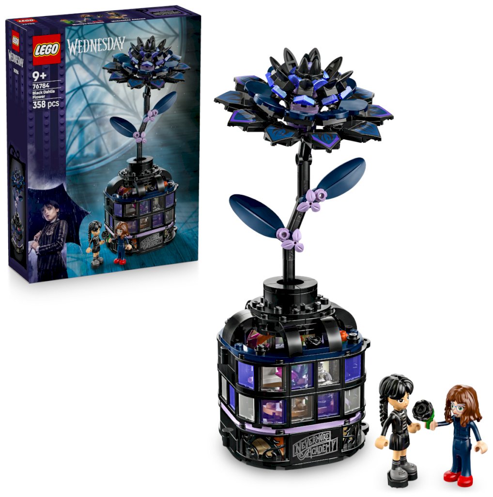 Конструктор LEGO Черная георгина Wednesday, деталей 358 шт купить,NaN