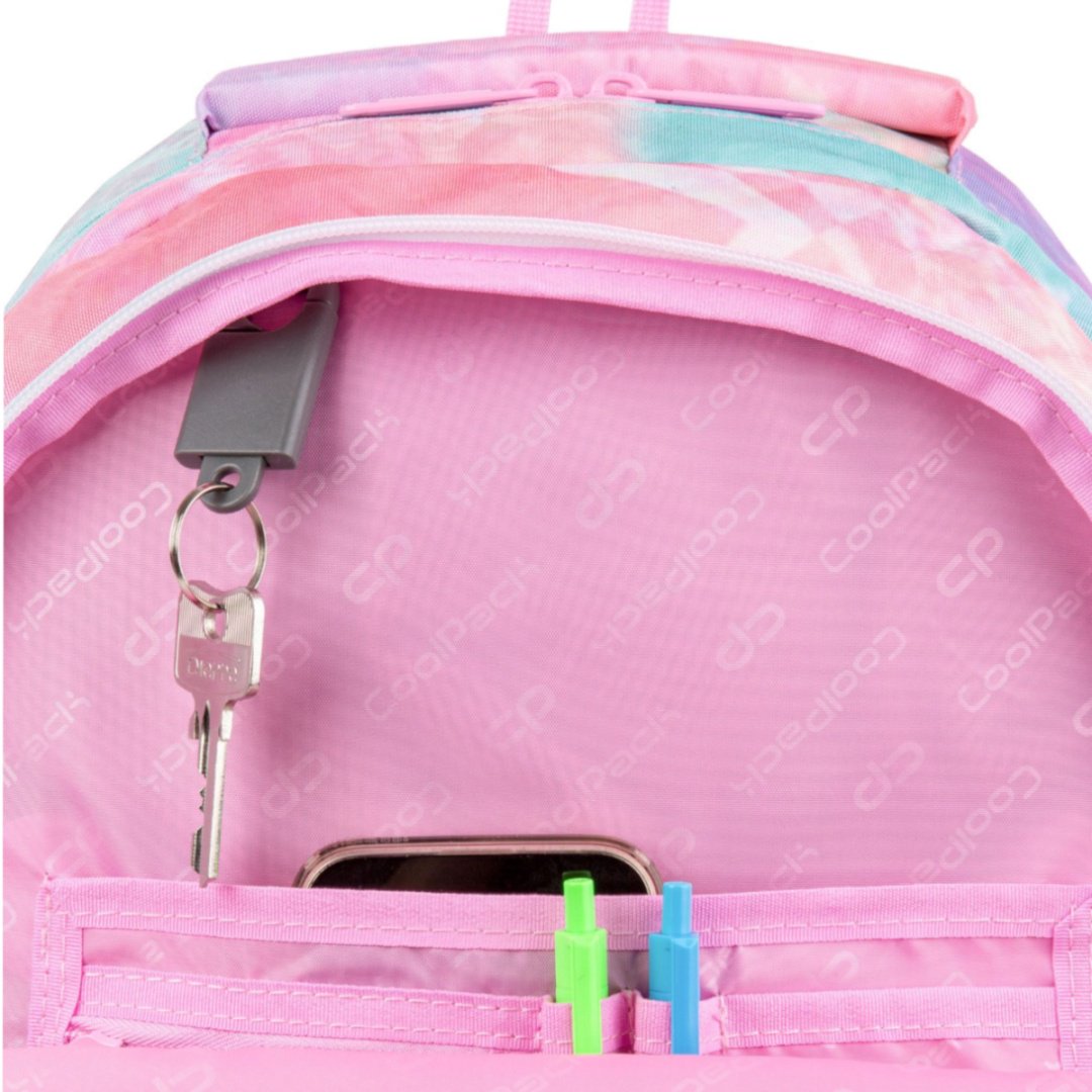 Рюкзак CoolPack полиэстер розовый купить,0