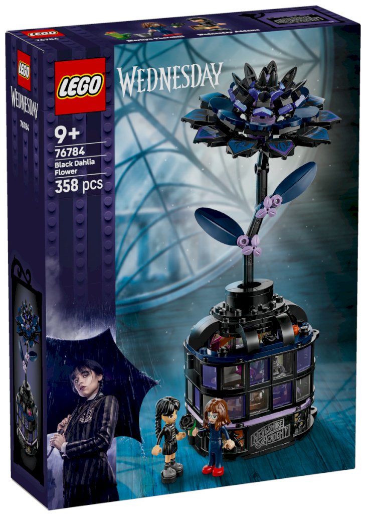 Конструктор LEGO Черная георгина Wednesday, деталей 358 шт купить,NaN
