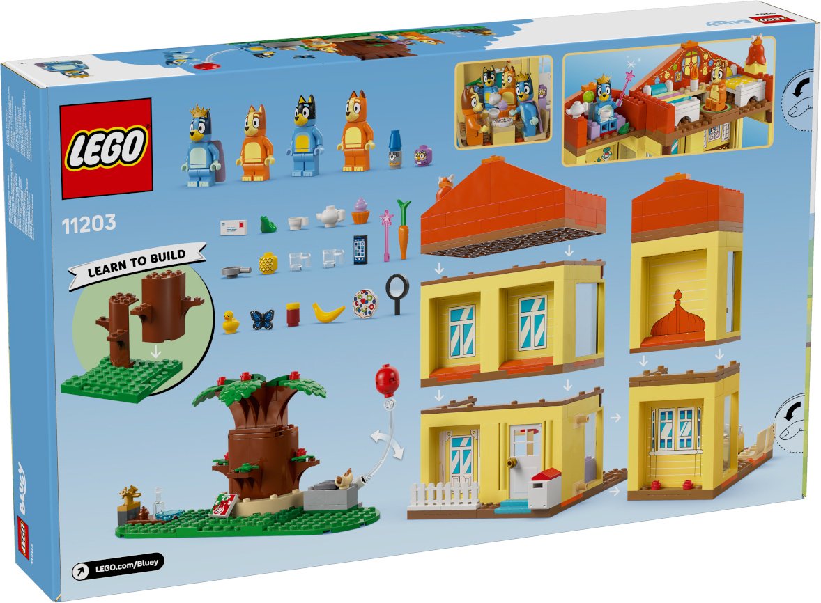 Конструктор LEGO Семейный дом Блюи Bluey, деталей 382 шт купить,NaN