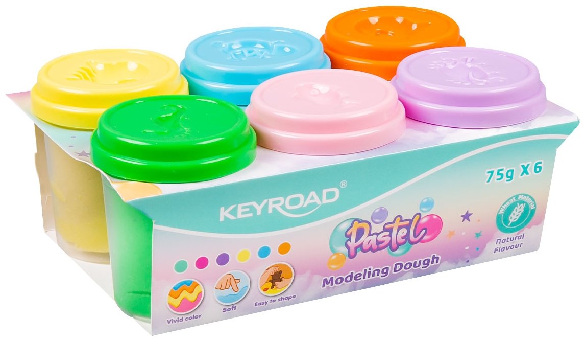 KEYROAD KR972562 масса для лепки количество цветов: 6 шт купить,0