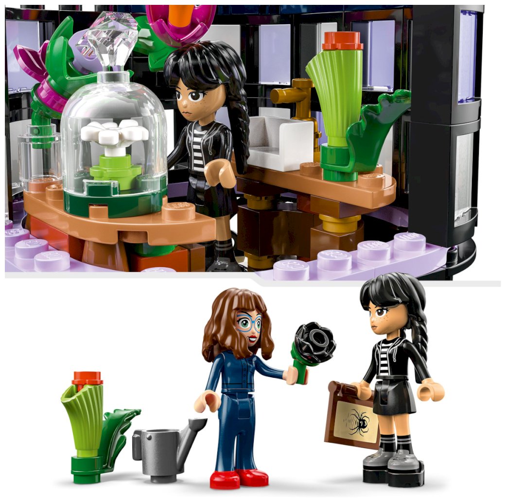 Конструктор LEGO Черная георгина Wednesday, деталей 358 шт купить,NaN
