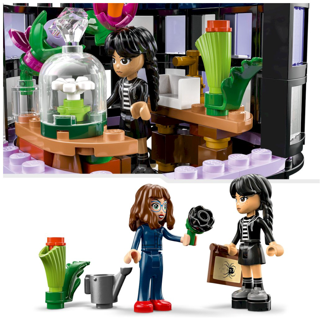 Конструктор LEGO Черная георгина Wednesday, деталей 358 шт купить,NaN