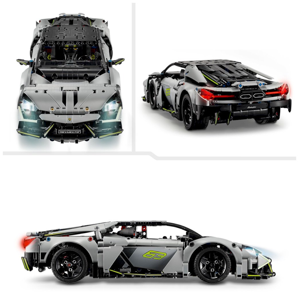 Конструктор LEGO Суперкар Lamborghini Revuelto Technic, деталей 1135 шт купить,NaN