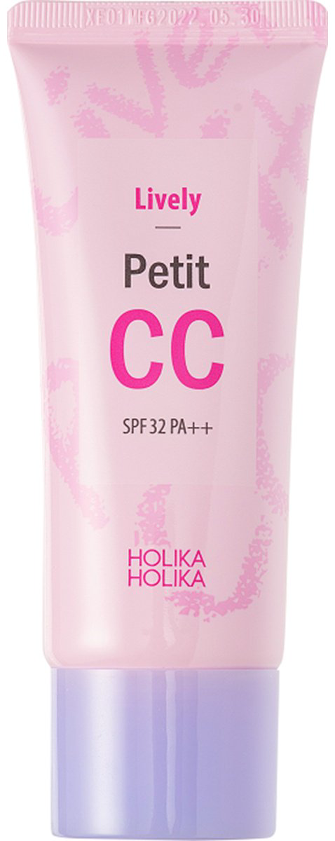 Holika Holika крем холодный подтон Petit CC Lively SPF 32 PA++ для лица 30 мл купить,NaN