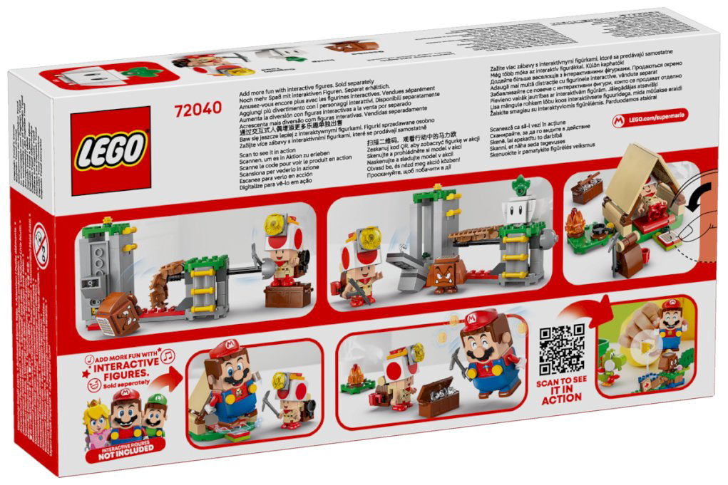 Конструктор LEGO Лагерь капитана Тоада Super Mario, деталей 159 шт купить,NaN
