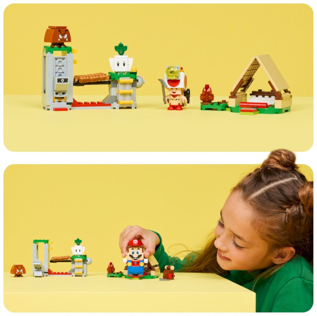 Конструктор LEGO Лагерь капитана Тоада Super Mario, деталей 159 шт купить,NaN