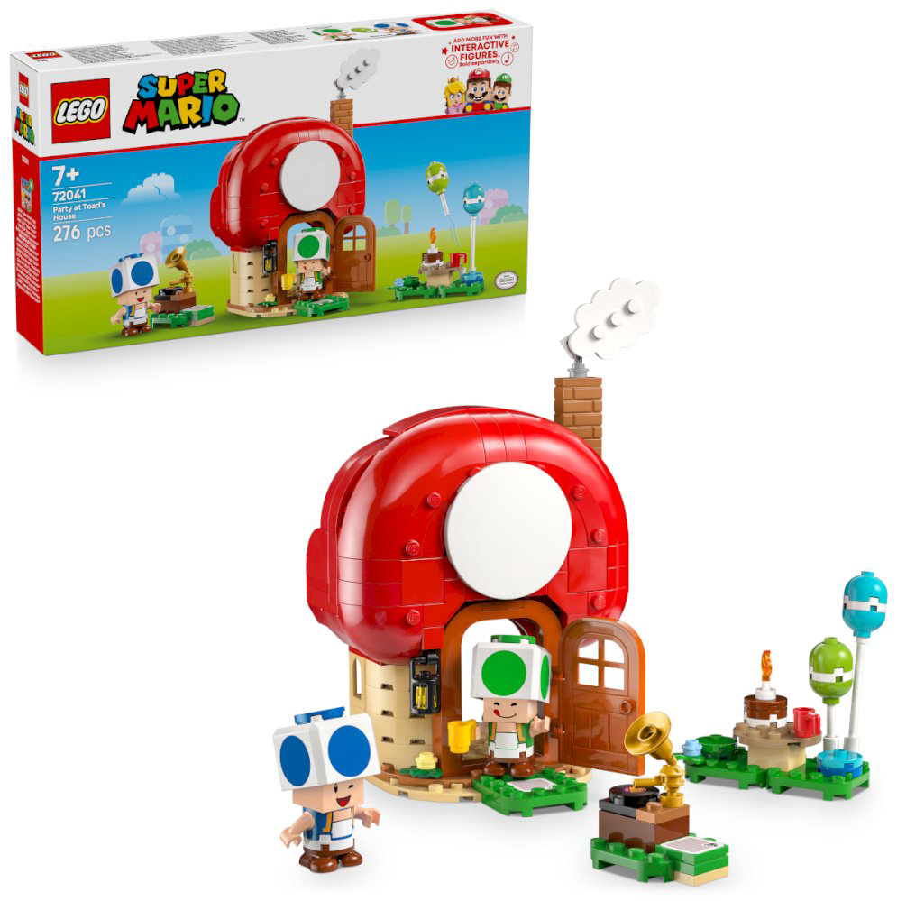 Конструктор LEGO Вечеринка в доме Жабы Super Mario, деталей 276 шт купить,NaN