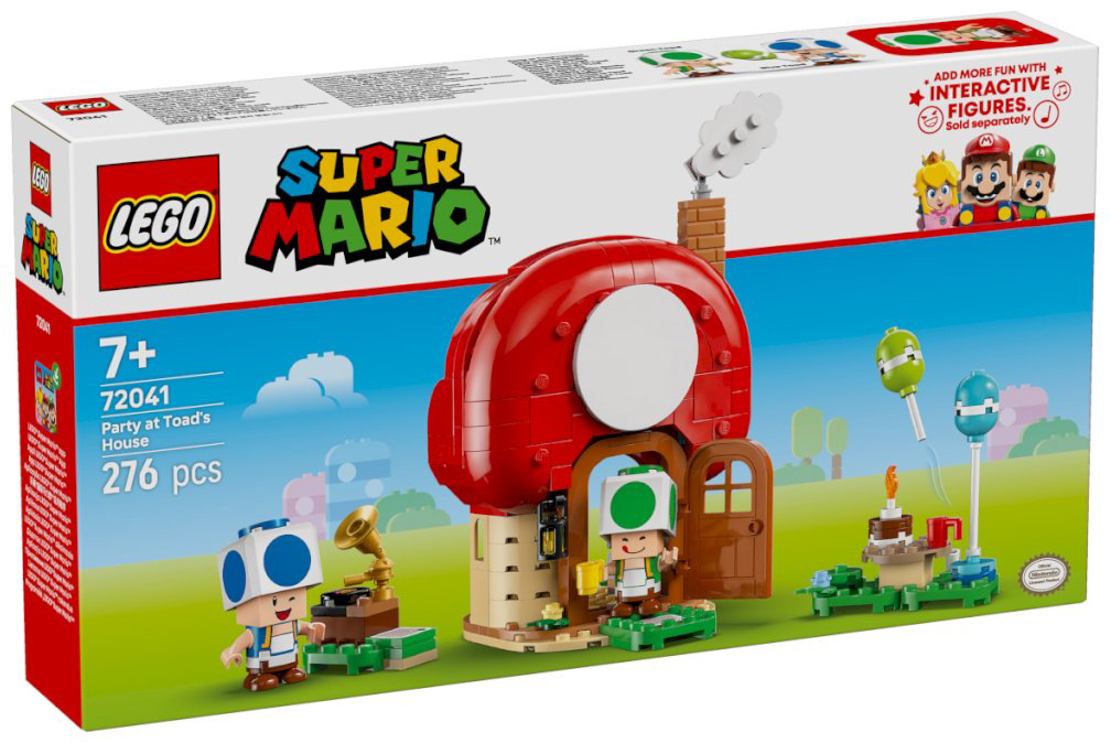 Конструктор LEGO Вечеринка в доме Жабы Super Mario, деталей 276 шт купить,NaN